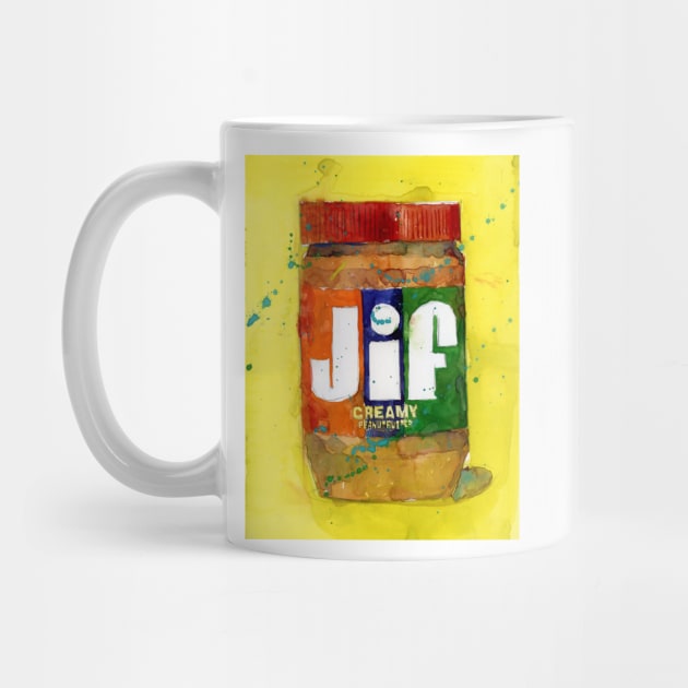 Jif Peanut Butter - Vintage - Kitchen Art by dfrdesign